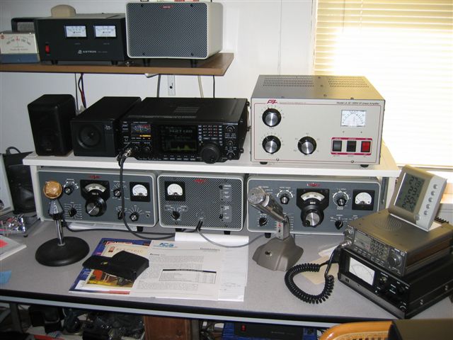 Collins S-Line with linear sitting on top with a weather station and more